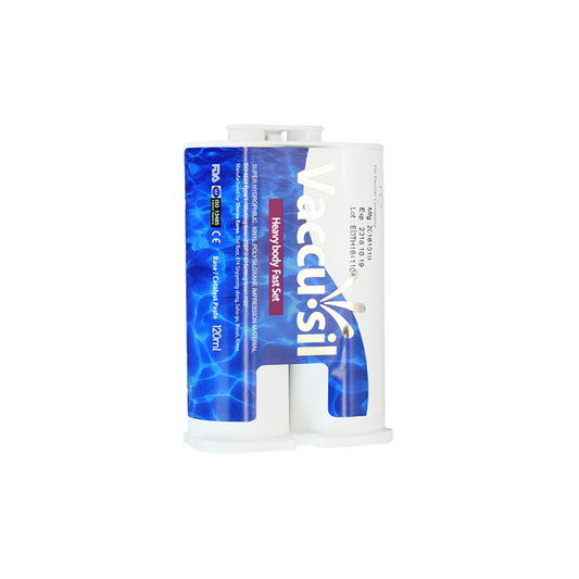 Ho Dental Vaccu-sil VPS impression material - Heavy Body Fast Set - 120 ml catridges