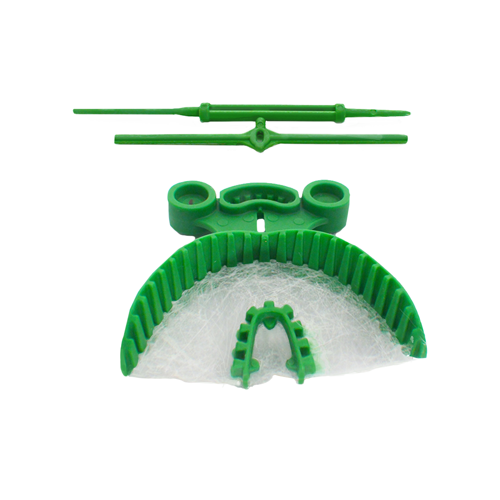 Harmony Anterior Dual Arch Tray, showing the tray with optional facial midline sticks.