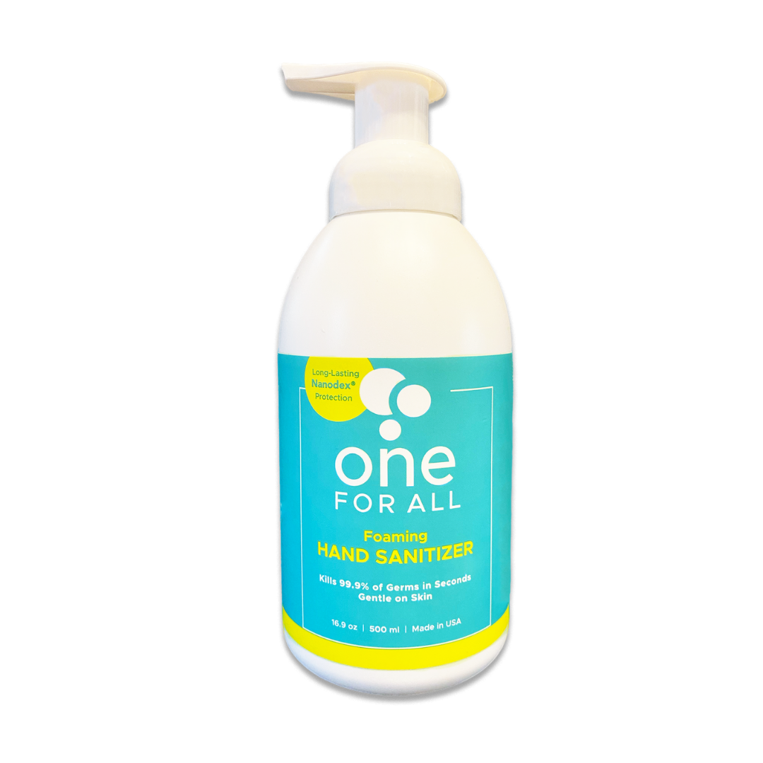 One For All Alcohol-Free Foaming Hand Sanitizer -- 500ml bottle.