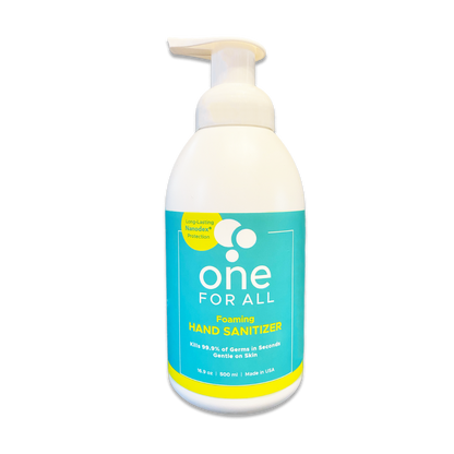 One For All Alcohol-Free Foaming Hand Sanitizer -- 500ml bottle.