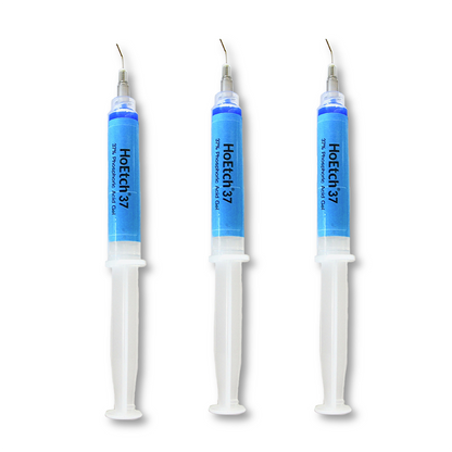 HoEtch 37% Phosphoric Acid Dental Etching Gel -- three syringes